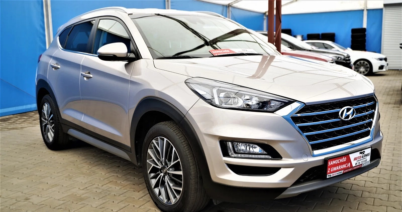 Hyundai Tucson cena 93990 przebieg: 80900, rok produkcji 2019 z Ryn małe 781